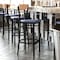 Flash Furniture Blue Vinyl Barstool with Natural Wood Back, 2PK 2-XU-DG6V6BLV-NAT-GG - alternate 1